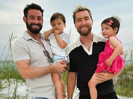 Lance Bass Shares Summery Snaps with His Husband and Kids in Florida: ‘Our Job Is Beach’