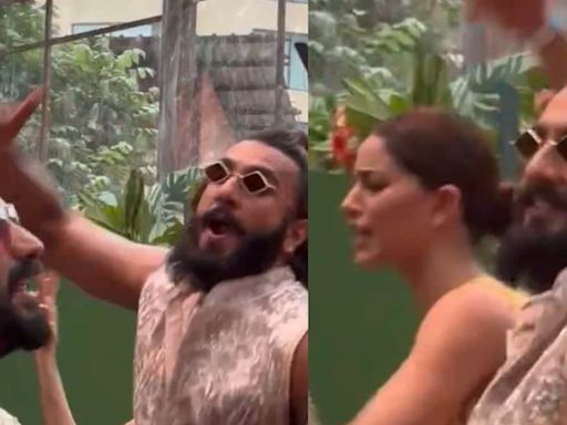 Ranveer Singh, Arjun Kapoor And Ananya Panday Dance To 'Bijlee Bijlee' In Anant Ambani's Baaraat; Watch - News18