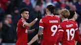 Liverpool 3-1 Burnley: Luis Diaz and Darwin Nunez help Reds reclaim top spot