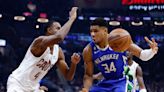 Giannis Antetokounmpo's 45 points not enough for Bucks to rally as they fall 114-106 to Cavaliers