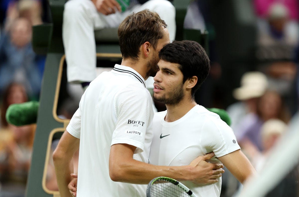 Wimbledon 2024 LIVE! Daniil Medvedev vs Carlos Alcaraz latest score and updates from Centre Court semi-final