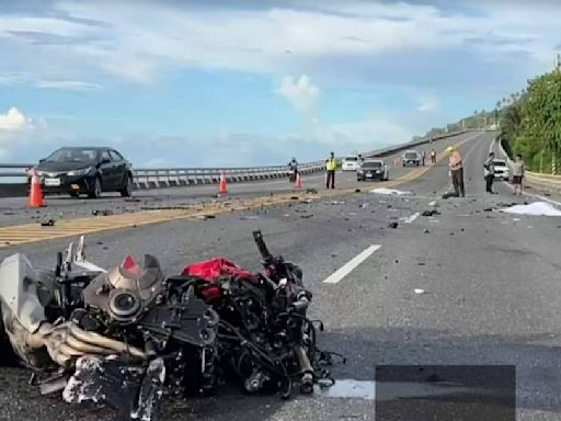 南迴公路驚悚車禍 23歲重機騎士「人腿分離」身亡