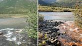 Alaska's once crystal-clear rivers now resemble dirty orange soda, puzzling researchers