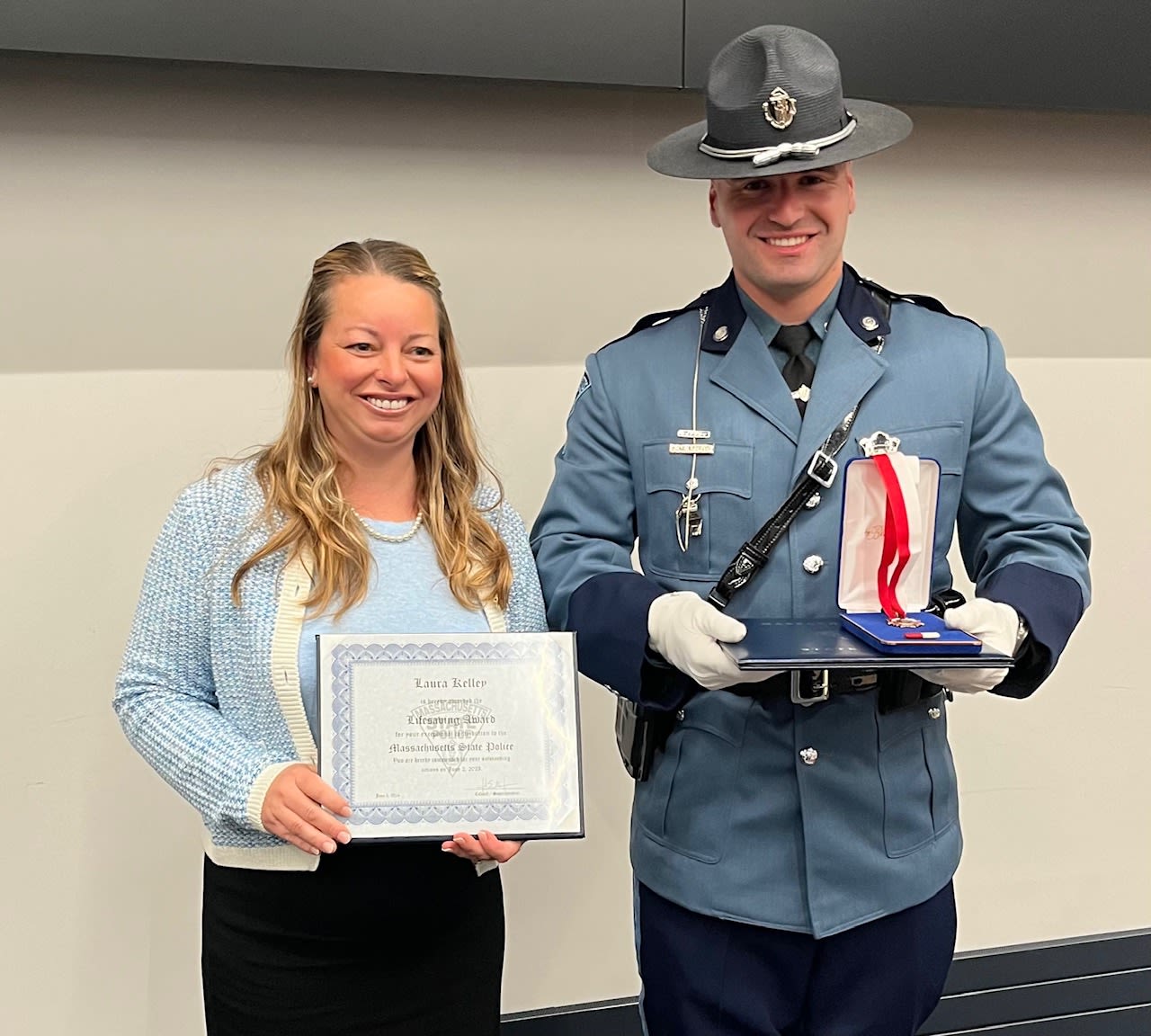 Island nurse recognized by State Police - The Martha's Vineyard Times
