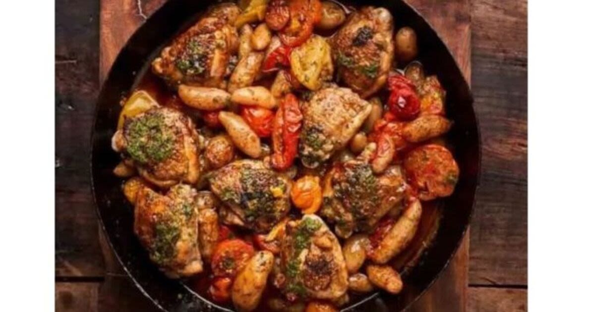 Jamie Oliver's delicious one-pan summer chicken recipe is perfect mid-week meal