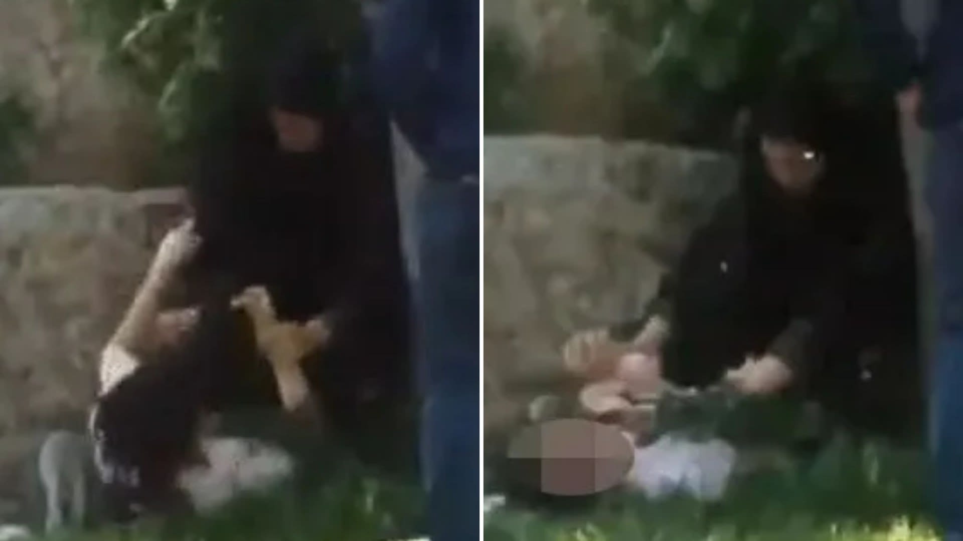 Moment Iran’s ‘morality police’ tackle woman for ‘refusing to cover her hair’