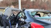 Driver miraculously survives with minor injuries in horrifying guardrail crash