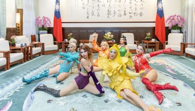 Taiwan drag queen performs for outgoing President Tsai