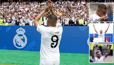 Mbappe unveiled as Real Madrid player as he signs contract and poses with shirt