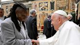 Whoopi Goldberg, Chris Rock among comedians who visited Pope Francis