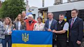Ukrainians In Northern Ireland community group sends ambulance to the front line packed with medical aid