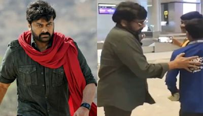 Chiranjeevi gets criticized for pushing away airport staffer trying to click selfie with him; check VIRAL VIDEO