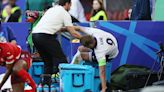 Harry Kane picks up bizarre injury during collision Gareth Southgate