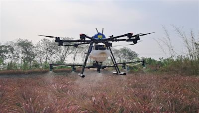 農藥所開發「無人機」精準施藥技術 成功讓屏東鳳梨田省水又省工、還能提高外銷產量！