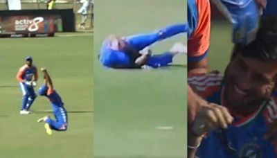 Superman Or Ravi Bishnoi? Indian Spinner Leaves Fans Stunned With Extraordinary Flying Catch - Watch