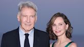 Calista Flockhart Dons Sleek Emerald Satin Dress Alongside Harrison Ford