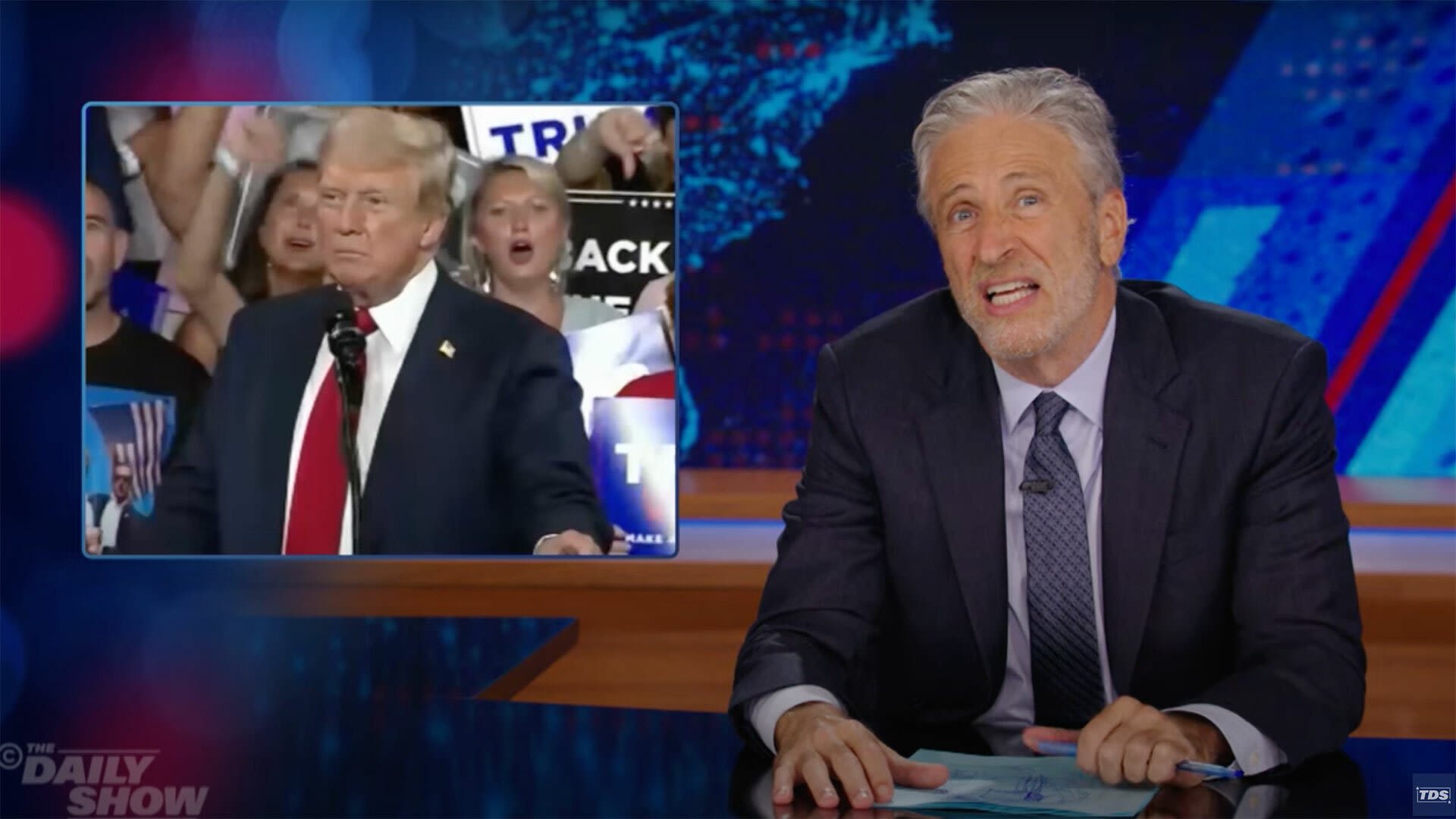 Jon Stewart mocks Republican reactions to Kamala Harris on 'The Daily Show'