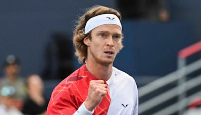 Rublev beats Matteo Arnaldi 6-4, 6-2 after rain delay to reach National Bank Open final