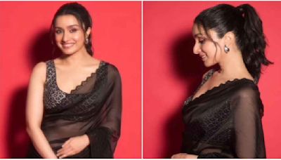 Decoding Shraddha Kapoor’s black saree look that sparks Aashiqui 2 nostalgia in every way