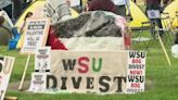 Students set up encampment at WSU, demand divestment from Israel