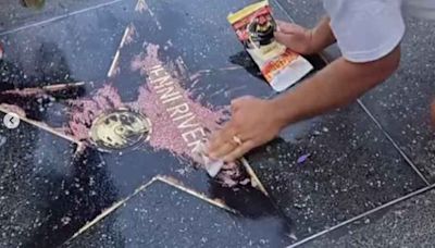 Vandalizan estrella de Jenny Rivera en Hollywood