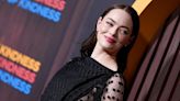 Emma Stone Just Reinvented Polka Dots For Summer In A Sheer Fishnet Dress