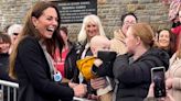 Watch: Cheeky baby grabs Princess Kate’s handbag during Aberfan visit