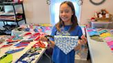 11-year-old sews and donates dog, cat bandannas in hopes of getting them adopted