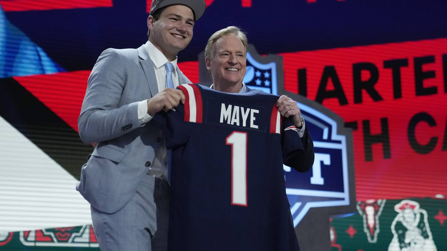 New England Patriots sign 1st-round draft pick, QB Drake Maye, to contract