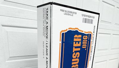 A free movie box brought up Blockbuster memories — but it was stolen within a day