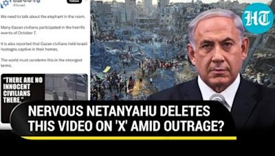 Nervous Netanyahu Deletes This Video From Israel Govt's X Account? 'No Innocents In Gaza' Row