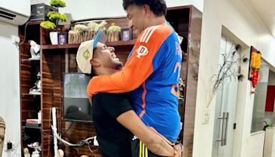 "This Belongs To You": Harshit Rana Celebrates India ODI Call-Up With His Father | Cricket News