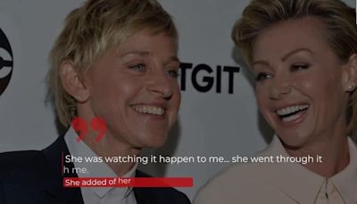 Ellen DeGeneres reveals TV downfall affected marriage to Portia de Rossi