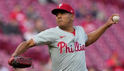 Suárez runs shutout streak to 25 innings as Phillies blank Reds 7-0 for 7th straight win - Times Leader