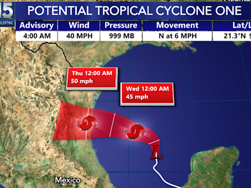 Tropical Storm Warnings issued ahead of likely future Alberto