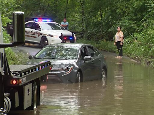 Debby’s remnants flood roadways, strand vehicles in Maryland