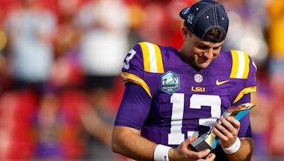 What tier does LSU's quarterback situation fall into entering 2024?