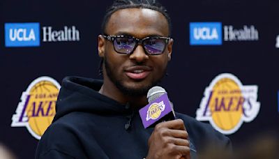 Bronny James reveals reason behind jersey selection at Lakers presser