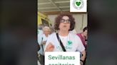 Animada protesta sanitaria en Estepa a ritmo de sevillanas