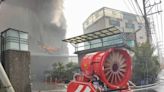 台南永康工廠火警2傷 大鋼牙進場處理殘火