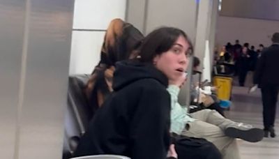 Woman screams at boyfriend at Fort Lauderdale Airport