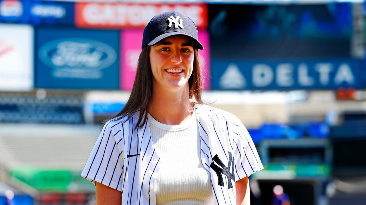 Caitlin Clark attends Yankees-Rangers, meets Judge and team before game