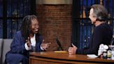 Whoopi Goldberg reveals to Seth Meyers the surprising spot where she spread her mother's ashes