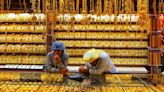 Gold set for first weekly gain in three as U.S. dollar, yields slip