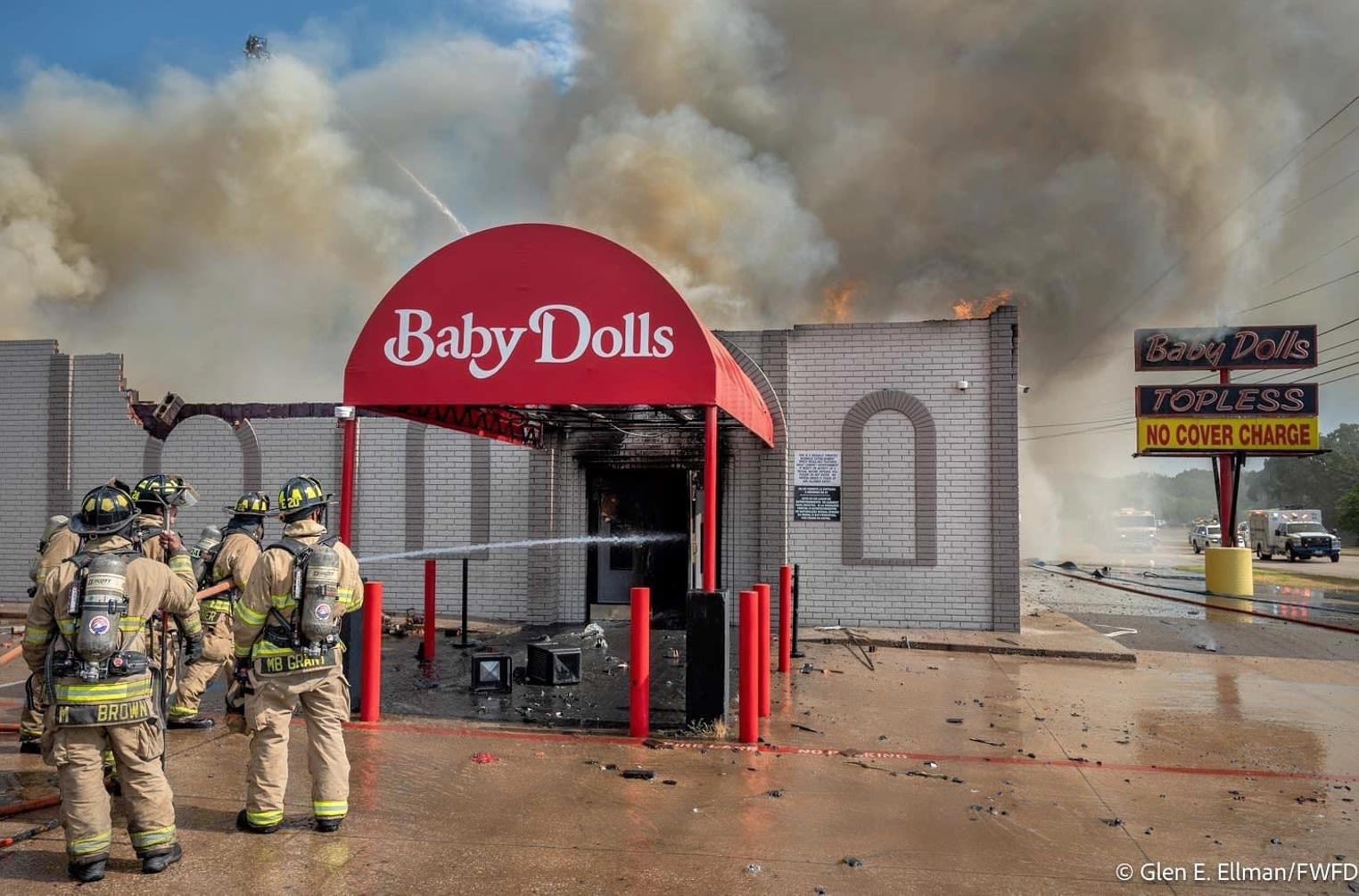 Fire Destroys Fort Worth Night Club Baby Dolls