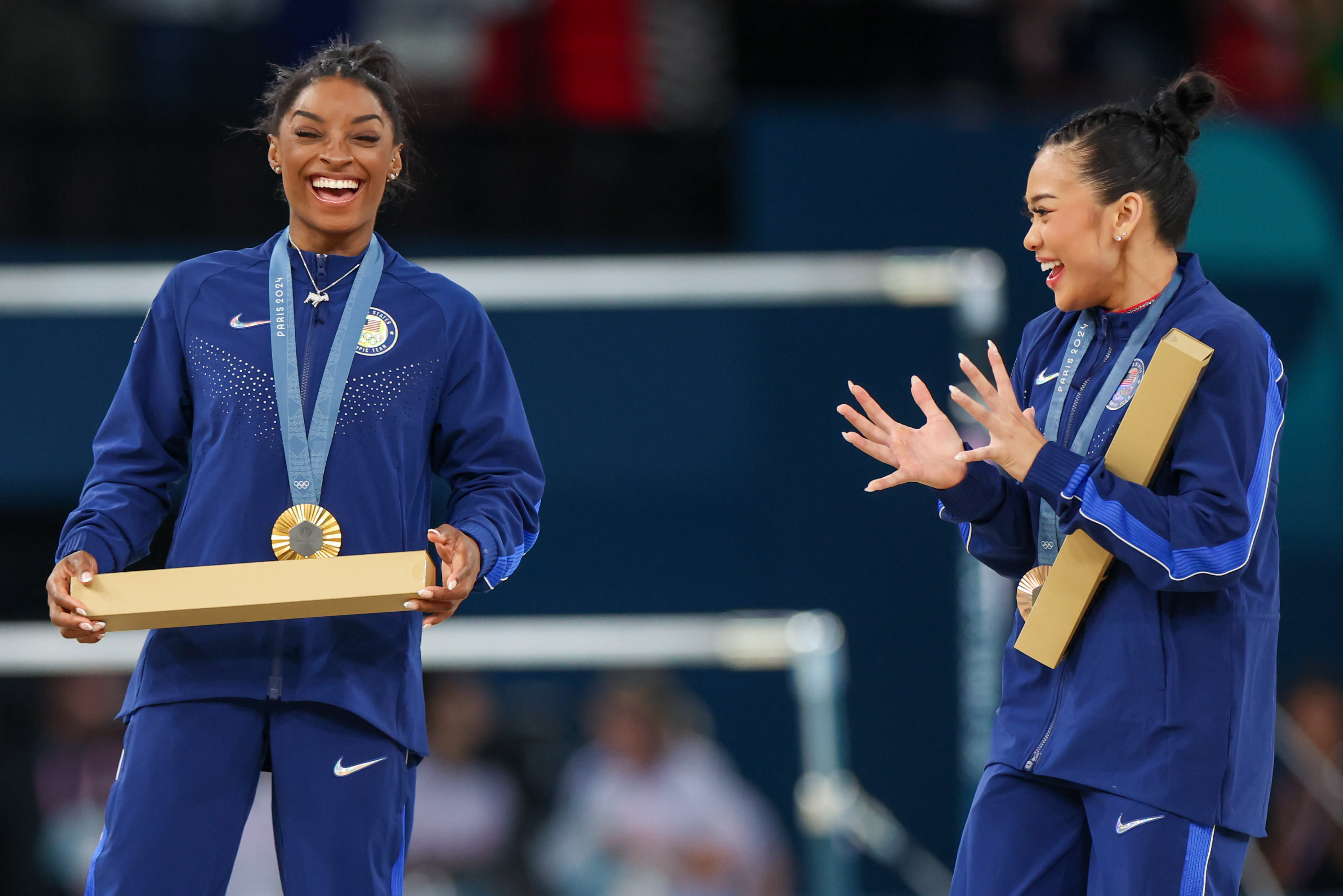 2024 Paris Olympics: Simone Biles wins all-around gold, Katie Ledecky makes history on Day 6