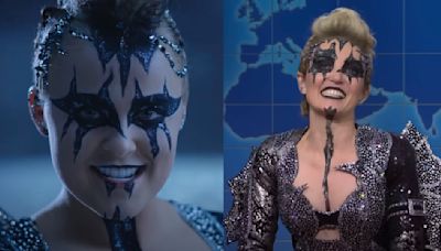 Jojo Siwa Saw Chloe Fineman's Black Sequined Weekend Update Impression Of Her, And She Has Thoughts