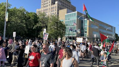 Pro-Palestinian protesters set up encampment on Wayne State University's campus - WDET 101.9 FM