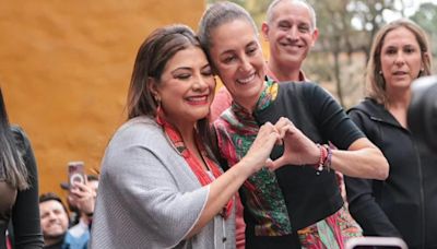 Así fue el abrazo de Claudia Sheinbaum y Clara Brugada tras la jornada electoral 2024