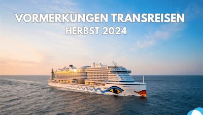 AIDA mit neuen Transreisen 2024 – jetzt buchen!